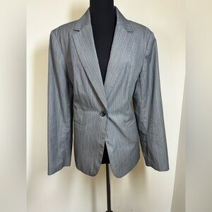 Kim Rogers Black and White Herringbone Blazer